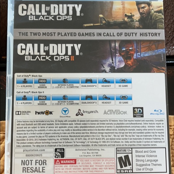 Call of Duty combo pack PS3 - Picture 2 of 4